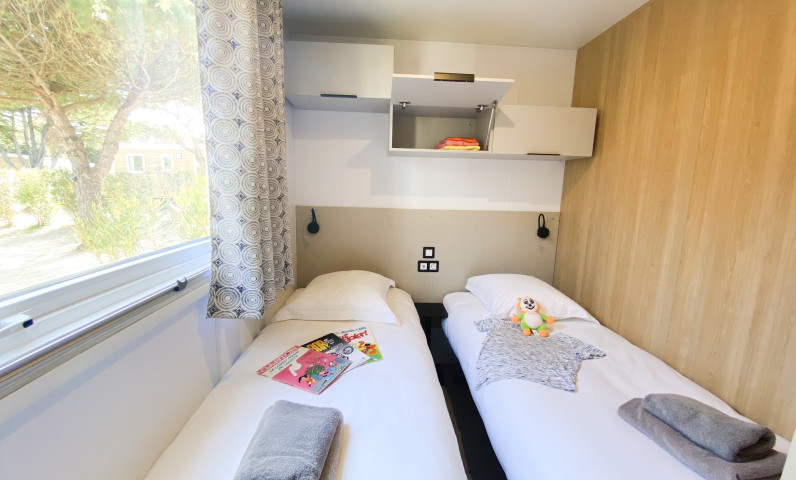Sunêlia Luxus-Kinderzimmer 6 Personen | Luxuriöses Mobilheim auf der Ile de Ré