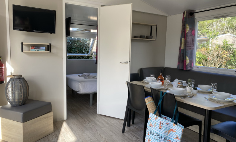 Wohnzimmer | Sunêlia Prestige 6 Personen | Mobilheimvermietung Ile de Re